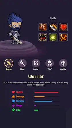 Скачать The Walking Hero -Idle RPG MMO Взломанная [MOD Много монет] APK на Андроид