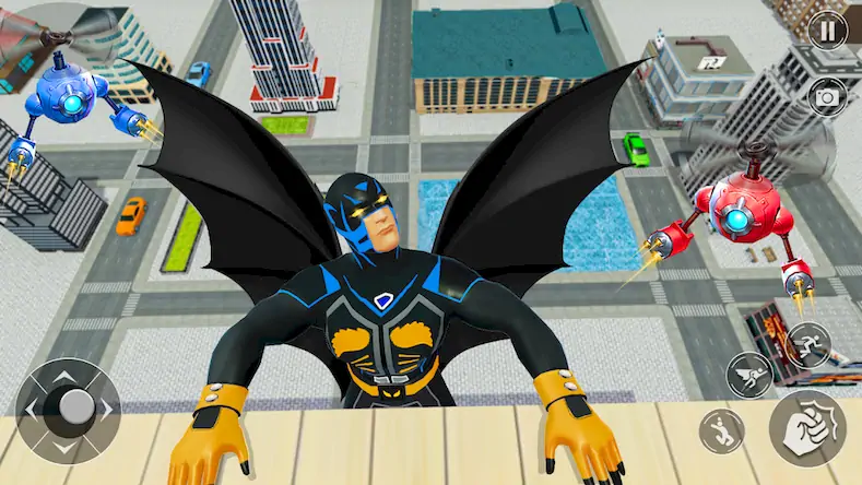 Скачать Flying Bat Robot Car Transform Взломанная [MOD Много денег] APK на Андроид
