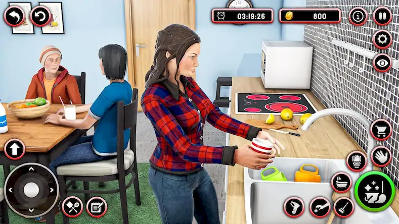 Скачать Игра Virtual Mom Simulator Взломанная [MOD Всё открыто] APK на Андроид
