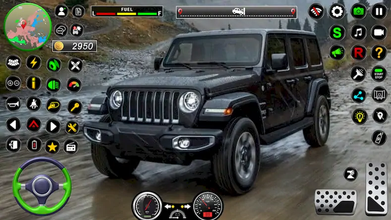 Скачать Jeep Driving Simulator offRoad Взломанная [MOD Бесконечные деньги] APK на Андроид