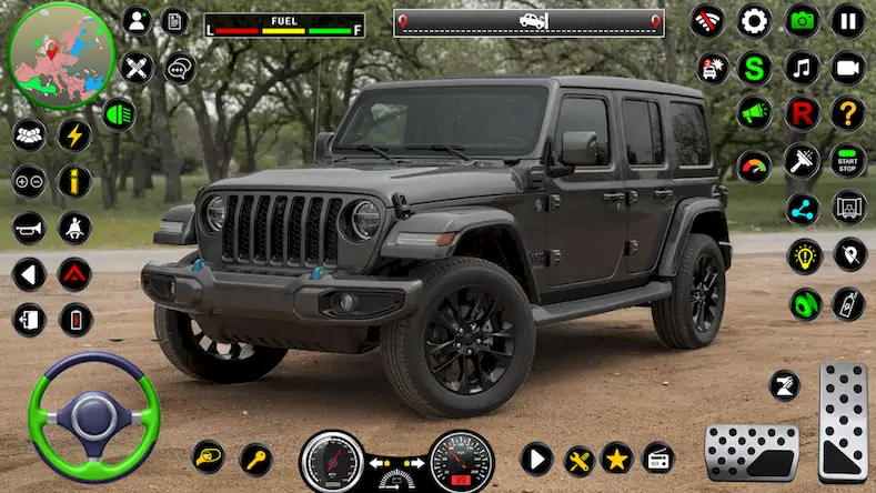 Скачать Jeep Driving Simulator offRoad Взломанная [MOD Бесконечные деньги] APK на Андроид