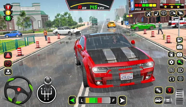 Скачать Real Car Parking 3D Car Games Взломанная [MOD Бесконечные монеты] APK на Андроид