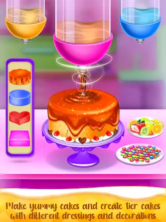 Скачать Cake Maker Cooking Cake Games Взломанная [MOD Всё открыто] APK на Андроид