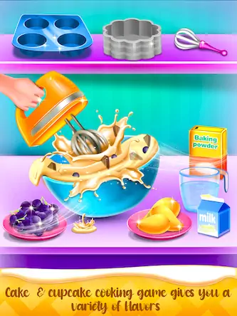 Скачать Cake Maker Cooking Cake Games Взломанная [MOD Всё открыто] APK на Андроид