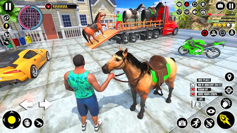 Скачать Animal Transport Truck Game 3D Взломанная [MOD Много монет] APK на Андроид