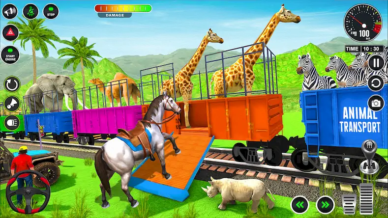 Скачать Animal Transport Truck Game 3D Взломанная [MOD Много монет] APK на Андроид