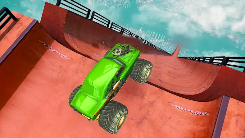 Скачать Monster Truck Stunt : Car Game Взломанная [MOD Бесконечные деньги] APK на Андроид