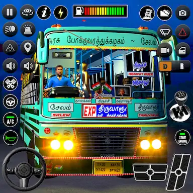 Скачать внедорожные автобусные игры 3d Взломанная [MOD Много монет] APK на Андроид