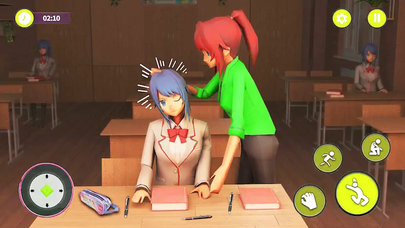 Скачать Аниме школьница 3D симулятор Взломанная [MOD Unlocked] APK на Андроид