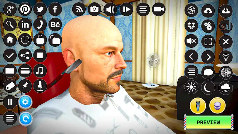 Скачать Barber Shop Hair Cut Sim Games Взломанная [MOD Бесконечные монеты] APK на Андроид