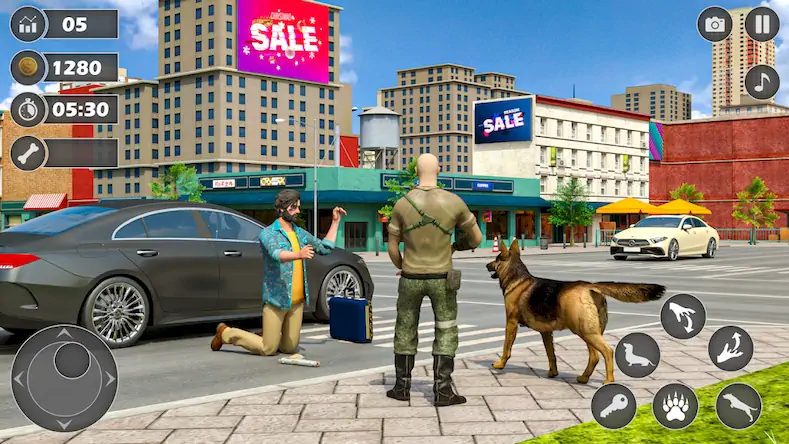 Скачать Army Dog Simulator: Pet Games Взломанная [MOD Бесконечные монеты] APK на Андроид