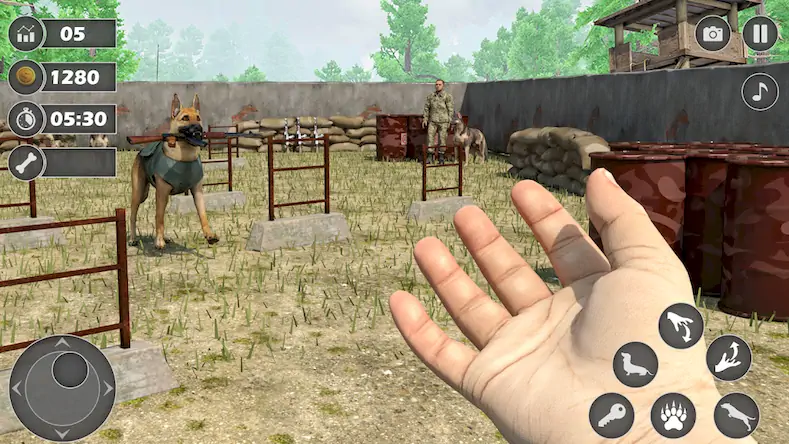 Скачать Army Dog Simulator: Pet Games Взломанная [MOD Бесконечные монеты] APK на Андроид