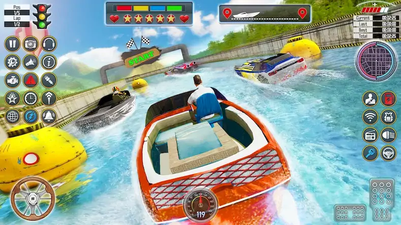 Скачать гонки на лодках: лодочные игры Взломанная [MOD Unlocked] APK на Андроид