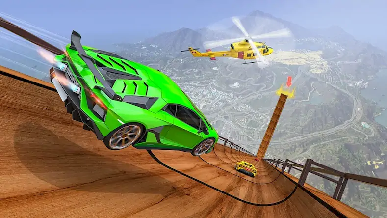 Скачать Car Games 3D - GT Car Stunts Взломанная [MOD Всё открыто] APK на Андроид