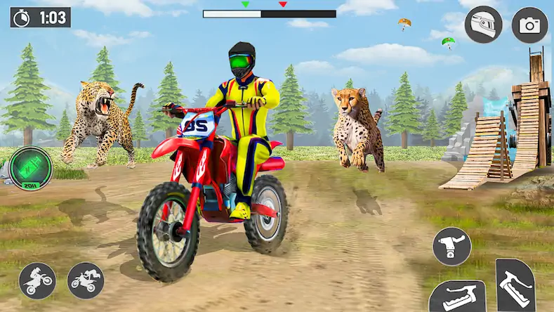 Скачать Dirt Bike Racing 3D:Bike Games Взломанная [MOD Unlocked] APK на Андроид