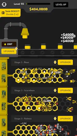 Скачать Пчелиная фабрика Взломанная [MOD Бесконечные монеты] APK на Андроид