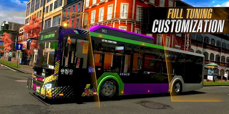 Скачать Bus Simulator 2023 Взломанная [MOD Много монет] APK на Андроид