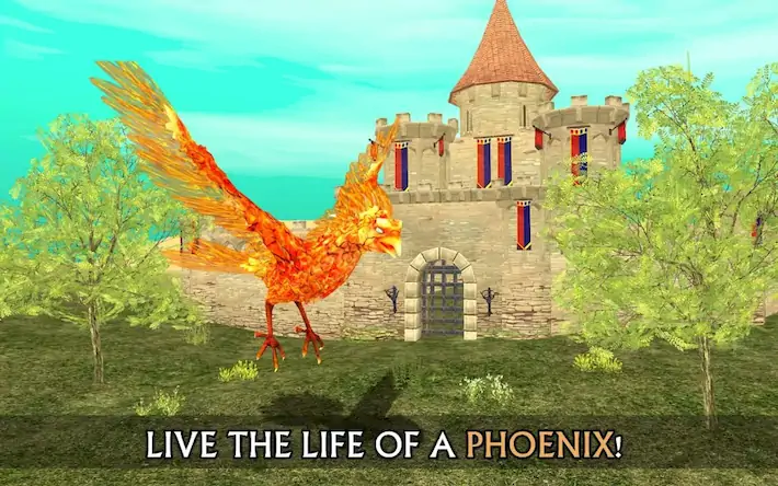 Скачать Phoenix Sim 3D Взломанная [MOD Много монет] APK на Андроид