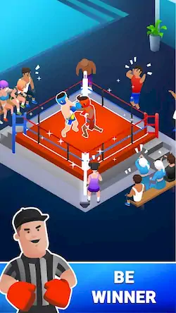 Скачать Boxing Gym Tycoon 3D:Idle Game Взломанная [MOD Бесконечные деньги] APK на Андроид