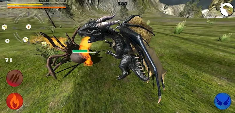 Скачать Fire dragon journey Взломанная [MOD Всё открыто] APK на Андроид