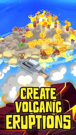 Скачать Volcano Island - Sim Game Взломанная [MOD Unlocked] APK на Андроид