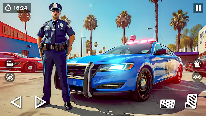 Скачать US Police Car Transporter Game Взломанная [MOD Много монет] APK на Андроид