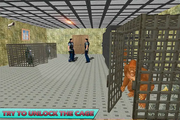 Скачать Горилла Тюрьма Выживание Взломанная [MOD Unlocked] APK на Андроид