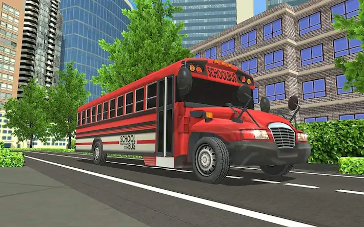Скачать School Bus Driving Game Взломанная [MOD Много монет] APK на Андроид