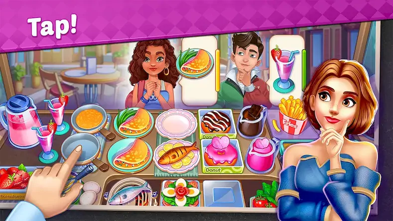 Скачать My Cafe Shop : Cooking Games Взломанная [MOD Много денег] APK на Андроид