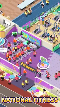 Скачать Fitness Club Tycoon Взломанная [MOD Unlocked] APK на Андроид