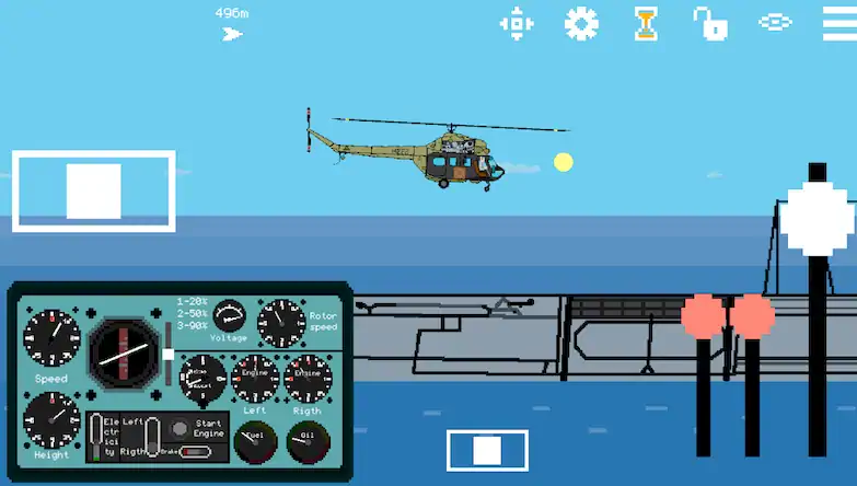 Скачать Pixel Helicopter Simulator Взломанная [MOD Бесконечные деньги] APK на Андроид