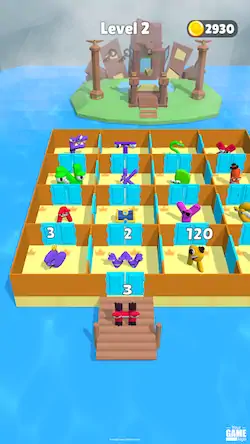 Скачать Alphabet Battle: Room Maze Взломанная [MOD Много денег] APK на Андроид