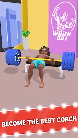 Скачать Idle Workout Fitness Взломанная [MOD Всё открыто] APK на Андроид