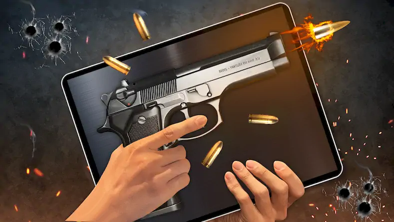 Скачать Gun Simulator 3D & Time Bomb Взломанная [MOD Много денег] APK на Андроид