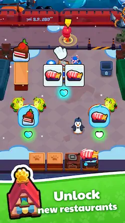 Скачать Zoo Restaurant: Animal Chef Взломанная [MOD Много денег] APK на Андроид