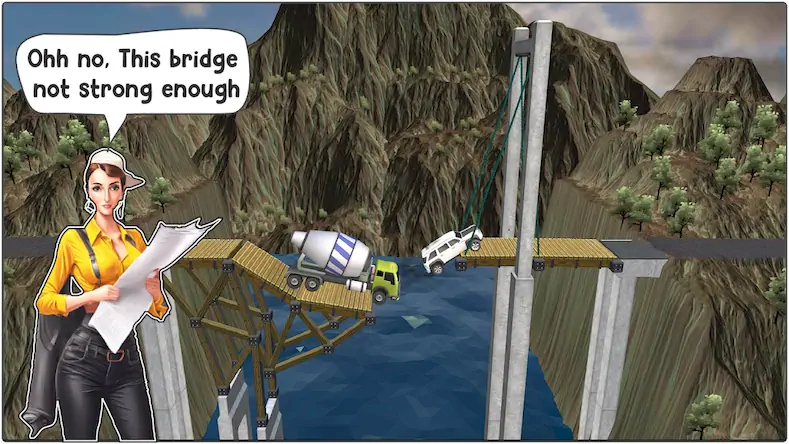 Скачать Bridgezz: Cтроитель мостов Взломанная [MOD Много монет] APK на Андроид