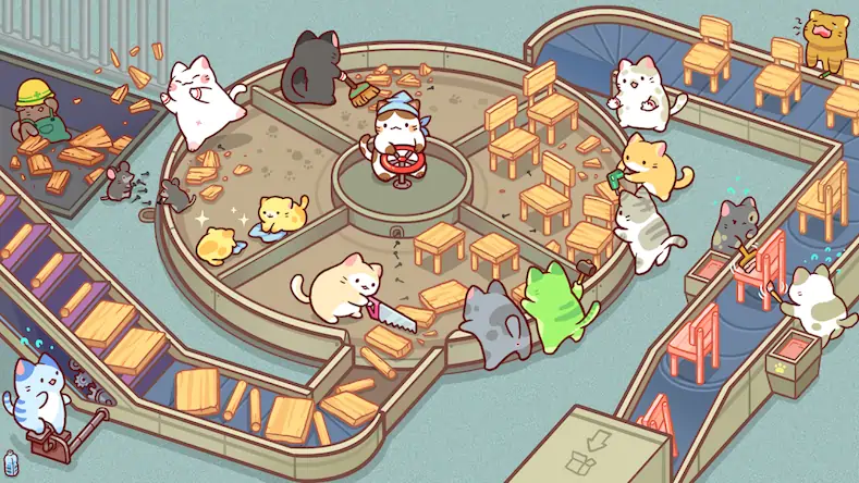 Скачать Kitty Cat Tycoon Взломанная [MOD Много монет] APK на Андроид