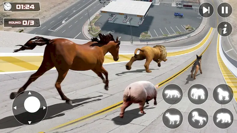 Скачать GT Animal 3D: Racing Game Взломанная [MOD Много денег] APK на Андроид