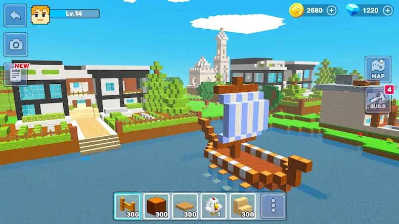 Скачать MiniCraft: Blocky Craft 2023 Взломанная [MOD Много монет] APK на Андроид