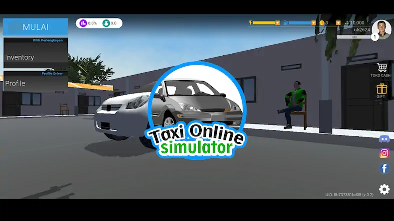 Скачать Taxi Online Simulator ID Взломанная [MOD Бесконечные монеты] APK на Андроид