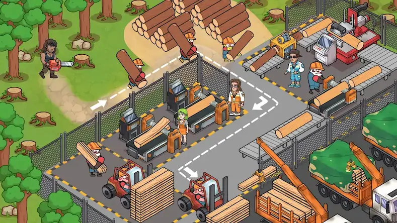 Скачать Lumber Out Взломанная [MOD Unlocked] APK на Андроид