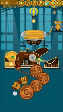 Скачать Steampunk Idle Spinner Factory Взломанная [MOD Всё открыто] APK на Андроид