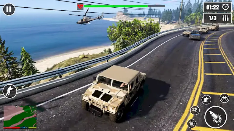 Скачать Truck Simulator Army Games 3D Взломанная [MOD Много монет] APK на Андроид