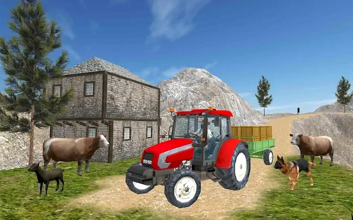 Скачать Tractor Driver 3D Farming Sim Взломанная [MOD Много денег] APK на Андроид