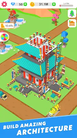 Скачать Idle Construction 3D Взломанная [MOD Бесконечные деньги] APK на Андроид