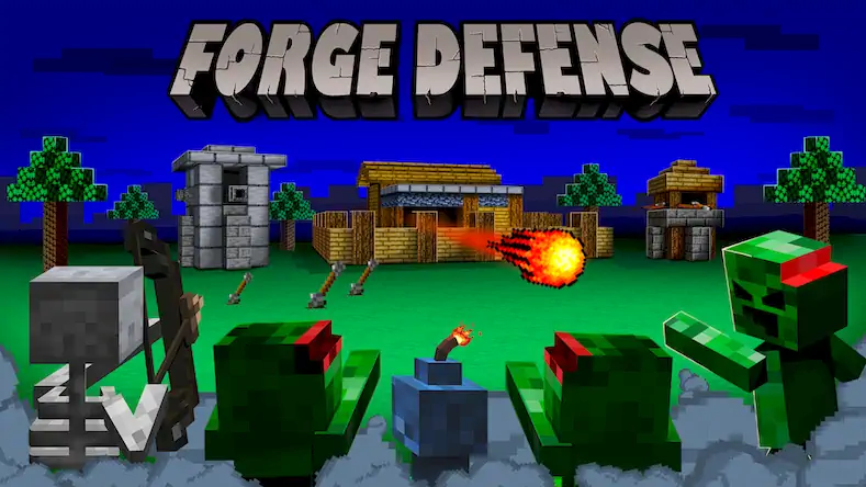 Скачать Forge Defense Взломанная [MOD Много денег] APK на Андроид