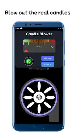 Скачать Blower - Candle Blower Lite Взломанная [MOD Всё открыто] APK на Андроид