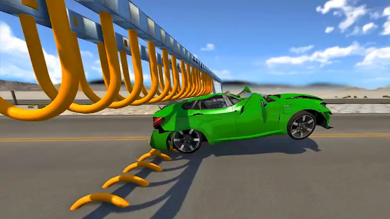 Скачать Beam Drive Road Crash 3D Games Взломанная [MOD Много денег] APK на Андроид