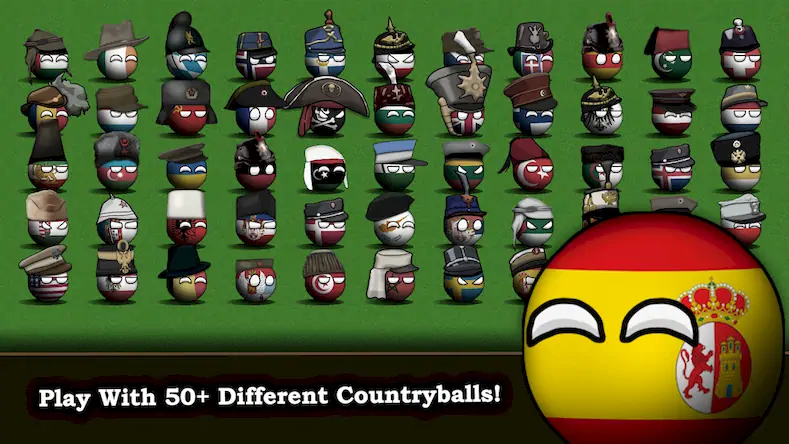 Скачать Countryball: Европа 1890 Взломанная [MOD Бесконечные монеты] APK на Андроид