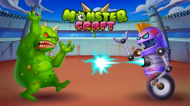 Скачать MonsterCraft Взломанная [MOD Всё открыто] APK на Андроид